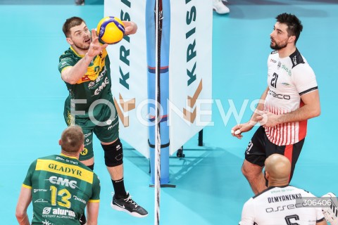  18.04.2026 RZESZOW<br />SIATKOWKA MEZCZYZN<br />PLUSLIGA SEZON 2025/2026<br />POLFINAL - 2. MECZ ( SEMIFINAL ) <br />PLUS LIGA POLISH MEN VOLLEYBALL LEAGUE<br />MECZ ASSECO RESOVIA RZESZOW  - ALURON CMC WARTA ZAWIERCIE <br />N/Z BARTOSZ KWOLEK KAROL BUTRYN <br /> 