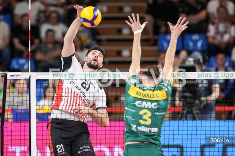  18.04.2026 RZESZOW<br />SIATKOWKA MEZCZYZN<br />PLUSLIGA SEZON 2025/2026<br />POLFINAL - 2. MECZ ( SEMIFINAL ) <br />PLUS LIGA POLISH MEN VOLLEYBALL LEAGUE<br />MECZ ASSECO RESOVIA RZESZOW  - ALURON CMC WARTA ZAWIERCIE <br />N/Z KAROL BUTRYN <br /> 