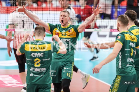  18.04.2026 RZESZOW<br />SIATKOWKA MEZCZYZN<br />PLUSLIGA SEZON 2025/2026<br />POLFINAL - 2. MECZ ( SEMIFINAL ) <br />PLUS LIGA POLISH MEN VOLLEYBALL LEAGUE<br />MECZ ASSECO RESOVIA RZESZOW  - ALURON CMC WARTA ZAWIERCIE <br />N/Z JURIJ GLADYR RADOSC EMOCJE <br /> 