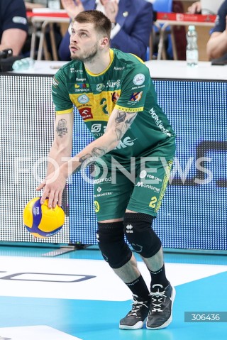  18.04.2026 RZESZOW<br />SIATKOWKA MEZCZYZN<br />PLUSLIGA SEZON 2025/2026<br />POLFINAL - 2. MECZ ( SEMIFINAL ) <br />PLUS LIGA POLISH MEN VOLLEYBALL LEAGUE<br />MECZ ASSECO RESOVIA RZESZOW  - ALURON CMC WARTA ZAWIERCIE <br />N/Z BARTOSZ KWOLEK SYLWETKA <br /> 