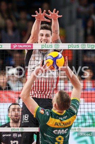  18.04.2026 RZESZOW<br />SIATKOWKA MEZCZYZN<br />PLUSLIGA SEZON 2025/2026<br />POLFINAL - 2. MECZ ( SEMIFINAL ) <br />PLUS LIGA POLISH MEN VOLLEYBALL LEAGUE<br />MECZ ASSECO RESOVIA RZESZOW  - ALURON CMC WARTA ZAWIERCIE <br />N/Z KLEMEN CEBULJ BARTLOMIEJ BOLADZ <br /> 