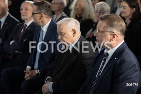  25.04.2026 WARSZAWA<br />KONWENCJA PRAWA I SPRAWIEDLIWOSCI<br />MYSLAC POLSKA - ALTERNATYWA 2.0<br />N/Z MATEUSZ MORAWIECKI JAROSLAW KACZYNSKI PRZEMYSLAW CZARNEK<br />FOT. MARCIN BANASZKIEWICZ/FOTONEWS  