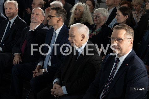  25.04.2026 WARSZAWA<br />KONWENCJA PRAWA I SPRAWIEDLIWOSCI<br />MYSLAC POLSKA - ALTERNATYWA 2.0<br />N/Z MATEUSZ MORAWIECKI JAROSLAW KACZYNSKI PRZEMYSLAW CZARNEK<br />FOT. MARCIN BANASZKIEWICZ/FOTONEWS  