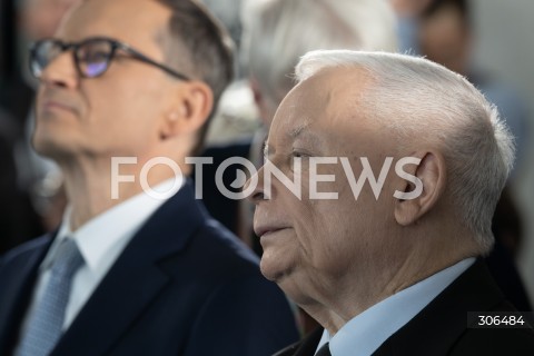  25.04.2026 WARSZAWA<br />KONWENCJA PRAWA I SPRAWIEDLIWOSCI<br />MYSLAC POLSKA - ALTERNATYWA 2.0<br />N/Z MATEUSZ MORAWIECKI JAROSLAW KACZYNSKI<br />FOT. MARCIN BANASZKIEWICZ/FOTONEWS  