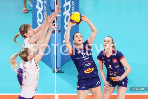  29.04.2026 RZESZOW <br />SIATKOWKA <br />TAURONLIGA LIGA SIATKOWKI KOBIET LSK 2025/2026 <br />FINAL - MECZ NR 5<br />POLISH WOMEN VOLLEYBALL LEAGUE <br />MECZ KS DEVELOPRES RZESZOW - PGE BUDOWLANI LODZ<br />N/Z ALICJA GRABKA JOANNA LELONKIEWICZ JULITA PIASECKA LAURA HEYRMAN <br /> 