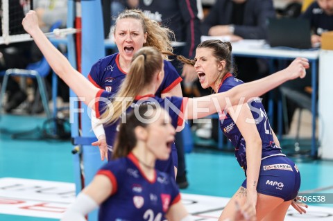  29.04.2026 RZESZOW <br />SIATKOWKA <br />TAURONLIGA LIGA SIATKOWKI KOBIET LSK 2025/2026 <br />FINAL - MECZ NR 5<br />POLISH WOMEN VOLLEYBALL LEAGUE <br />MECZ KS DEVELOPRES RZESZOW - PGE BUDOWLANI LODZ<br />N/Z MAJA STORCK ALICJA GRABKA RADOSC EMOCJE <br /> 