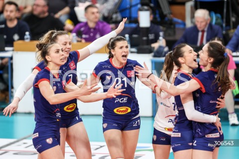  29.04.2026 RZESZOW <br />SIATKOWKA <br />TAURONLIGA LIGA SIATKOWKI KOBIET LSK 2025/2026 <br />FINAL - MECZ NR 5<br />POLISH WOMEN VOLLEYBALL LEAGUE <br />MECZ KS DEVELOPRES RZESZOW - PGE BUDOWLANI LODZ<br />N/Z SASA PLANINSEC MAJA STORCK ALICJA GRABKA RADOSC EMOCJE <br /> 