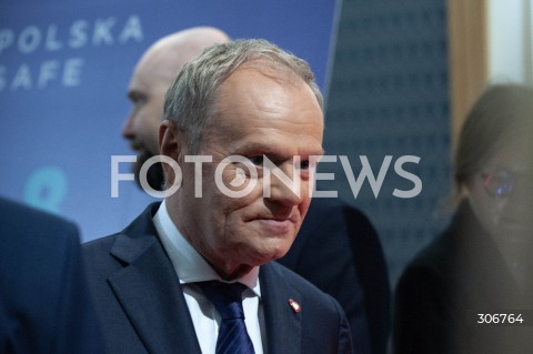  08.05.2026 WARSZAWA<br />UROCZYSTOSC PODPISANIA UMOWY W SPRAWIE SAFE<br />N/Z PREMIER DONALD TUSK<br /> 