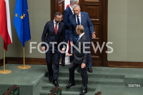  15.05.2026 WARSZAWA<br />POSIEDZENIE SEJMU RP<br />N/Z PREMIER DONALD TUSK WLADYSLAW KOSINIAK KAMYSZ TOMASZ SIEMONIAK<br />FOT. MARCIN BANASZKIEWICZ/FOTONEWS  