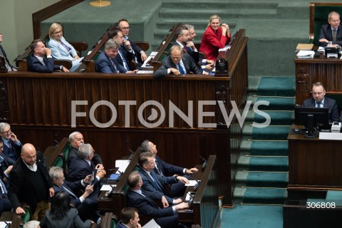  15.05.2026 WARSZAWA<br />POSIEDZENIE SEJMU RP<br />N/Z PREMIER DONALD TUSK POSLOWIE PIS<br />FOT. MARCIN BANASZKIEWICZ/FOTONEWS  