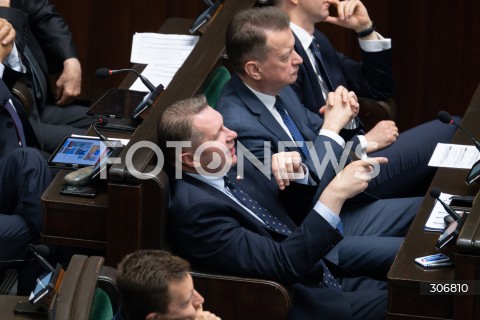  15.05.2026 WARSZAWA<br />POSIEDZENIE SEJMU RP<br />N/Z PRZEMYSLAW CZARNEK MARIUSZ BLASZCZAK<br />FOT. MARCIN BANASZKIEWICZ/FOTONEWS  