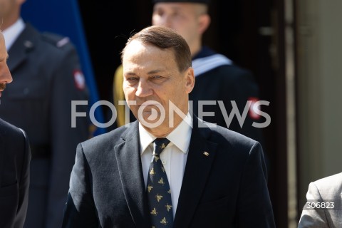  20.05.2026 WARSZAWA<br />SPOTKANIE PREMIERA DONALDA TUSKA Z PREMIEREM WEGIER PETEREM MAGYAREM W WARSZAWIE<br />N/Z RADOSLAW SIKORSKI<br /> 