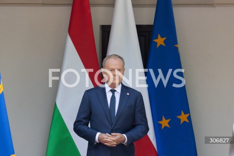  20.05.2026 WARSZAWA<br />SPOTKANIE PREMIERA DONALDA TUSKA Z PREMIEREM WEGIER PETEREM MAGYAREM W WARSZAWIE<br />N/Z PREMIER DONALD TUSK<br /> 
