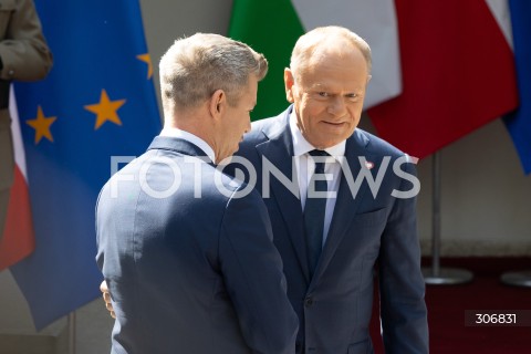  20.05.2026 WARSZAWA<br />SPOTKANIE PREMIERA DONALDA TUSKA Z PREMIEREM WEGIER PETEREM MAGYAREM W WARSZAWIE<br />N/Z PREMIER DONALD TUSK PETER MAGYAR<br /> 