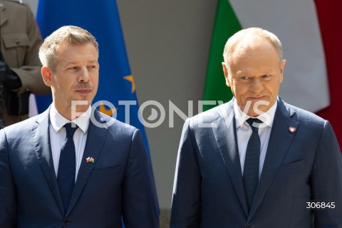  20.05.2026 WARSZAWA<br />SPOTKANIE PREMIERA DONALDA TUSKA Z PREMIEREM WEGIER PETEREM MAGYAREM W WARSZAWIE<br />N/Z PREMIER DONALD TUSK PETER MAGYAR<br /> 