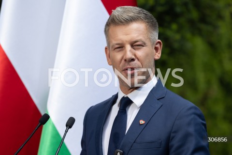  20.05.2026 WARSZAWA<br />SPOTKANIE PREMIERA DONALDA TUSKA Z PREMIEREM WEGIER PETEREM MAGYAREM W WARSZAWIE <br />KONFERENCJA PRASOWA<br />N/Z PETER MAGYAR<br /> 
