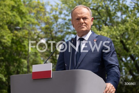  20.05.2026 WARSZAWA<br />SPOTKANIE PREMIERA DONALDA TUSKA Z PREMIEREM WEGIER PETEREM MAGYAREM W WARSZAWIE <br />KONFERENCJA PRASOWA<br />N/Z PREMIER DONALD TUSK<br /> 