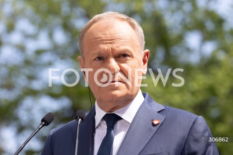  20.05.2026 WARSZAWA<br />SPOTKANIE PREMIERA DONALDA TUSKA Z PREMIEREM WEGIER PETEREM MAGYAREM W WARSZAWIE <br />KONFERENCJA PRASOWA<br />N/Z PREMIER DONALD TUSK<br /> 