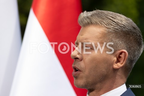  20.05.2026 WARSZAWA<br />SPOTKANIE PREMIERA DONALDA TUSKA Z PREMIEREM WEGIER PETEREM MAGYAREM W WARSZAWIE <br />KONFERENCJA PRASOWA<br />N/Z PETER MAGYAR<br /> 
