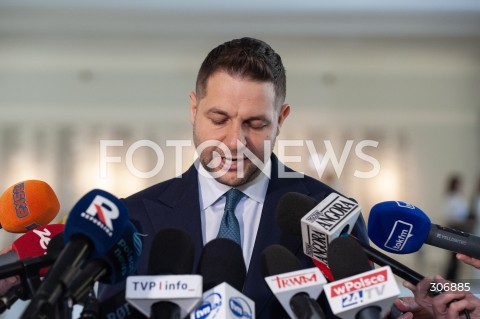  02.06.2026 WARSZAWA<br />KONFERENCJA PRASOWA PATRYKA JAKIEGO<br />N/Z PATRYK JAKI<br /> 