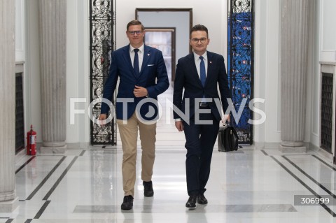 Dzień w Sejmie w Warszawie