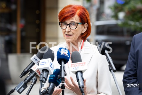  16.06.2026 WARSZAWA<br />KONFERENCJA KANDYDATA NA PREMIERA RP PRZEMYSLAWA CZARNKA I ELZBIETY RAFALSKIEJ W WARSZAWIE<br />N/Z ELZBIETA RAFALSKA<br />FOT. ANTONI BYSZEWSKI/FOTONEWS 