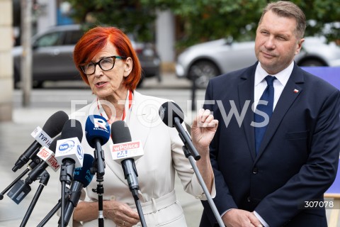  16.06.2026 WARSZAWA<br />KONFERENCJA KANDYDATA NA PREMIERA RP PRZEMYSLAWA CZARNKA I ELZBIETY RAFALSKIEJ W WARSZAWIE<br />N/Z PRZEMYSLAW CZARNEK ELZBIETA RAFALSKA<br />FOT. ANTONI BYSZEWSKI/FOTONEWS 