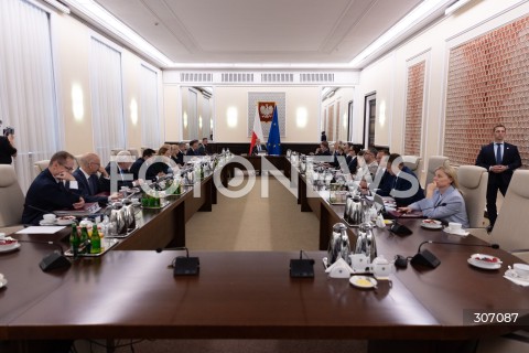  16.06.2026 WARSZAWA<br />POSIEDZENIE RZADU W WARSZAWIE<br />N/Z SALA POSIEDZEN PREMIER DONALD TUSK MINISTROWIE <br />FOT. ANTONI BYSZEWSKI/FOTONEWS 
