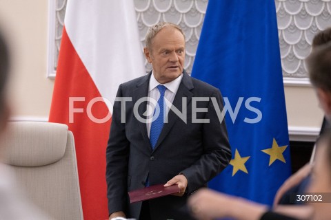  16.06.2026 WARSZAWA<br />POSIEDZENIE RZADU W WARSZAWIE<br />N/Z PREMIER DONALD TUSK<br />FOT. ANTONI BYSZEWSKI/FOTONEWS 