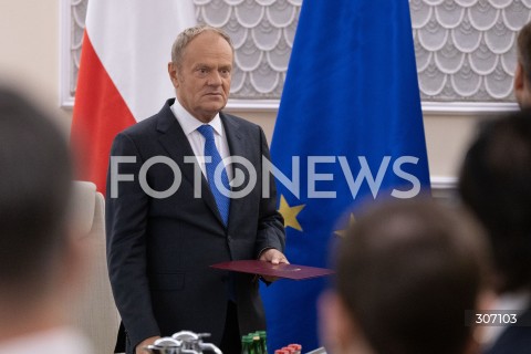  16.06.2026 WARSZAWA<br />POSIEDZENIE RZADU W WARSZAWIE<br />N/Z PREMIER DONALD TUSK<br />FOT. ANTONI BYSZEWSKI/FOTONEWS 