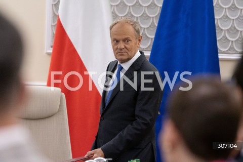  16.06.2026 WARSZAWA<br />POSIEDZENIE RZADU W WARSZAWIE<br />N/Z PREMIER DONALD TUSK<br />FOT. ANTONI BYSZEWSKI/FOTONEWS 