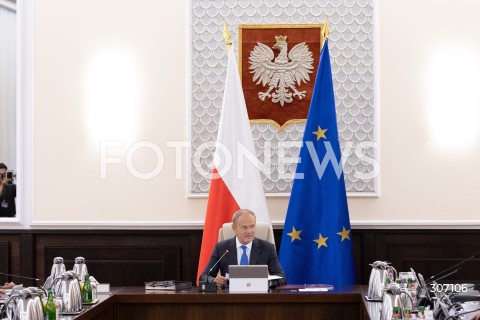  16.06.2026 WARSZAWA<br />POSIEDZENIE RZADU W WARSZAWIE<br />N/Z PREMIER DONALD TUSK<br />FOT. ANTONI BYSZEWSKI/FOTONEWS 