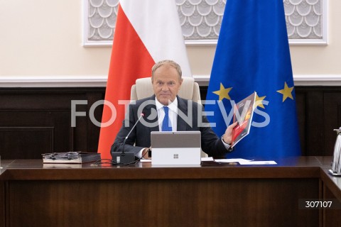  16.06.2026 WARSZAWA<br />POSIEDZENIE RZADU W WARSZAWIE<br />N/Z PREMIER DONALD TUSK<br />FOT. ANTONI BYSZEWSKI/FOTONEWS 