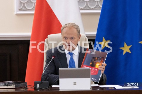  16.06.2026 WARSZAWA<br />POSIEDZENIE RZADU W WARSZAWIE<br />N/Z PREMIER DONALD TUSK<br />FOT. ANTONI BYSZEWSKI/FOTONEWS 