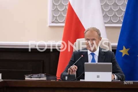  16.06.2026 WARSZAWA<br />POSIEDZENIE RZADU W WARSZAWIE<br />N/Z PREMIER DONALD TUSK<br />FOT. ANTONI BYSZEWSKI/FOTONEWS 