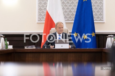  16.06.2026 WARSZAWA<br />POSIEDZENIE RZADU W WARSZAWIE<br />N/Z PREMIER DONALD TUSK<br />FOT. ANTONI BYSZEWSKI/FOTONEWS 