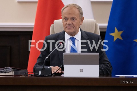  16.06.2026 WARSZAWA<br />POSIEDZENIE RZADU W WARSZAWIE<br />N/Z PREMIER DONALD TUSK<br />FOT. ANTONI BYSZEWSKI/FOTONEWS 