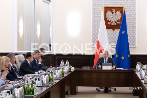  16.06.2026 WARSZAWA<br />POSIEDZENIE RZADU W WARSZAWIE<br />N/Z PREMIER DONALD TUSK RZAD<br />FOT. ANTONI BYSZEWSKI/FOTONEWS 