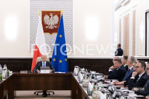 Posiedzenie Rady Ministrów w Warszawie