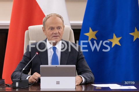  16.06.2026 WARSZAWA<br />POSIEDZENIE RZADU W WARSZAWIE<br />N/Z PREMIER DONALD TUSK<br />FOT. ANTONI BYSZEWSKI/FOTONEWS 