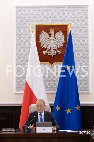  16.06.2026 WARSZAWA<br />POSIEDZENIE RZADU W WARSZAWIE<br />N/Z PREMIER DONALD TUSK<br />FOT. ANTONI BYSZEWSKI/FOTONEWS 