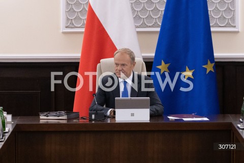  16.06.2026 WARSZAWA<br />POSIEDZENIE RZADU W WARSZAWIE<br />N/Z PREMIER DONALD TUSK<br />FOT. ANTONI BYSZEWSKI/FOTONEWS 