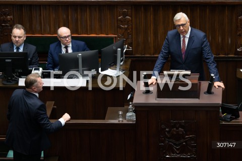  19.06.2026 WARSZAWA<br />POSIEDZENIE SEJMU RP<br />N/Z PRZEMYSLAW CZARNEK ROMAN GIERTYCH<br />FOT. MARCIN BANASZKIEWICZ/FOTONEWS  