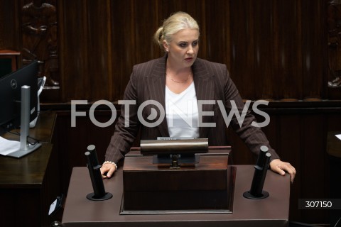  19.06.2026 WARSZAWA<br />POSIEDZENIE SEJMU RP<br />N/Z KATARZYNA SOJKA<br />FOT. MARCIN BANASZKIEWICZ/FOTONEWS  