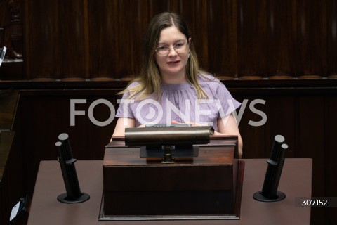  19.06.2026 WARSZAWA<br />POSIEDZENIE SEJMU RP<br />N/Z PAULINA MATYSIAK<br />FOT. MARCIN BANASZKIEWICZ/FOTONEWS  