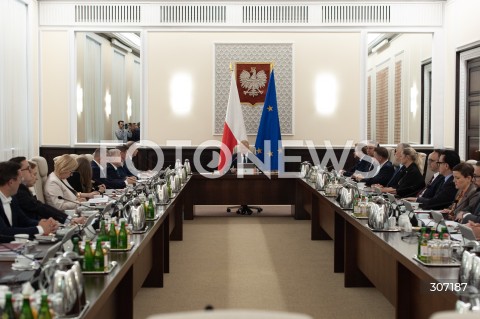 Posiedzenie Rady Ministrów w Warszawie