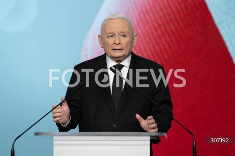  25.06.2026 WARSZAWA<br />KONFERENCJA PRASOWA PREZESA PIS JAROSLAWIA KACZYNSKIEGO<br />N/Z JAROSLAW KACZYNSKI<br />FOT. MARCIN BANASZKIEWICZ/FOTONEWS  