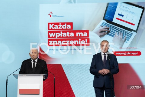  25.06.2026 WARSZAWA<br />KONFERENCJA PRASOWA PREZESA PIS JAROSLAWIA KACZYNSKIEGO<br />N/Z JAROSLAW KACZYNSKI HENRYK KOWALCZYK<br />FOT. MARCIN BANASZKIEWICZ/FOTONEWS  