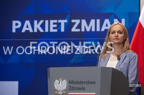  08.07.2026 WARSZAWA<br />KONFERENCJA W MINISTERSTWIE ZDROWIA<br />N/Z JOLANTA SOBIERANSKA GRENDA<br /> 