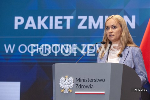  08.07.2026 WARSZAWA<br />KONFERENCJA W MINISTERSTWIE ZDROWIA<br />N/Z JOLANTA SOBIERANSKA GRENDA<br /> 